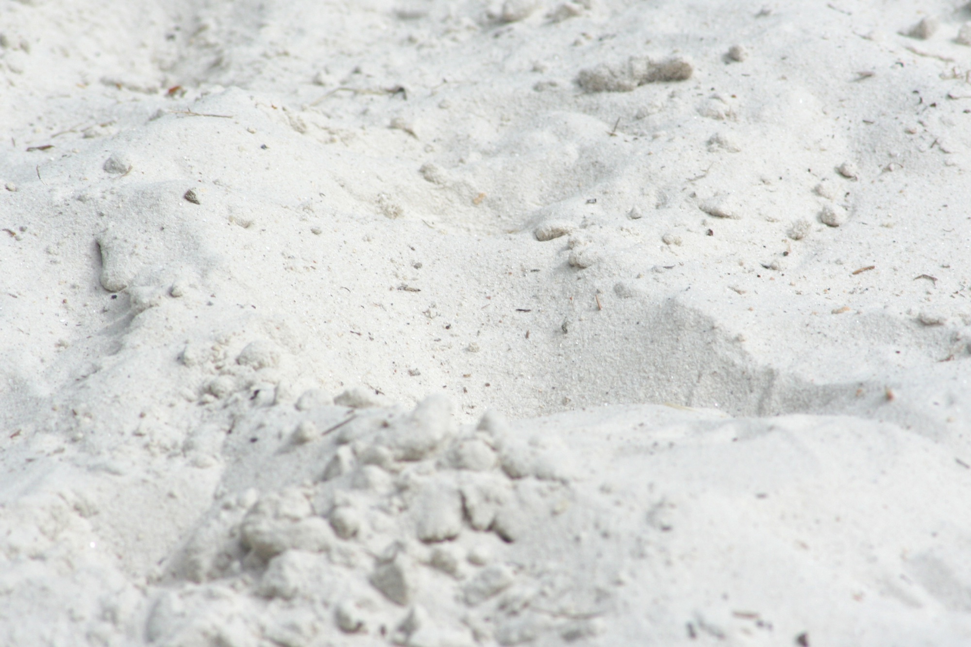 White sand
